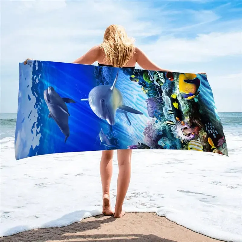 Quik-Dri Voyager Microfiber Beach Towel - 29x59in