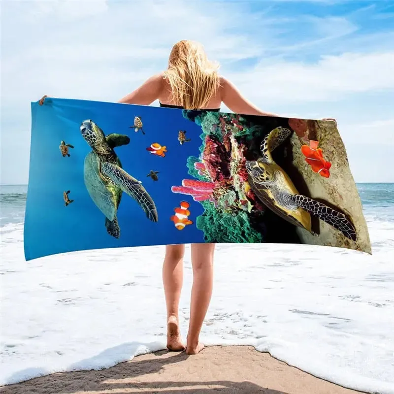 Quik-Dri Voyager Microfiber Beach Towel - 29x59in