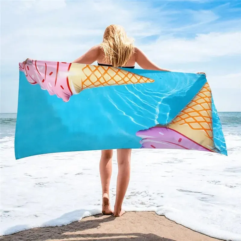 Quik-Dri Voyager Microfiber Beach Towel - 29x59in