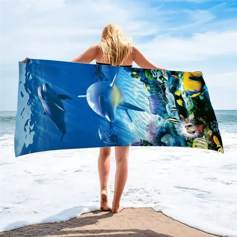 Quik-Dri Voyager Microfiber Beach Towel - 29x59in