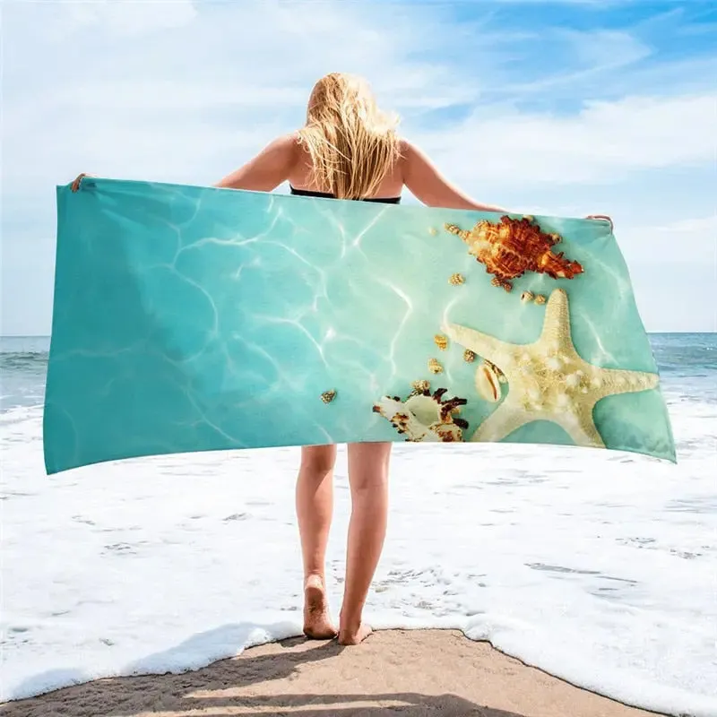 Quik-Dri Voyager Microfiber Beach Towel - 29x59in