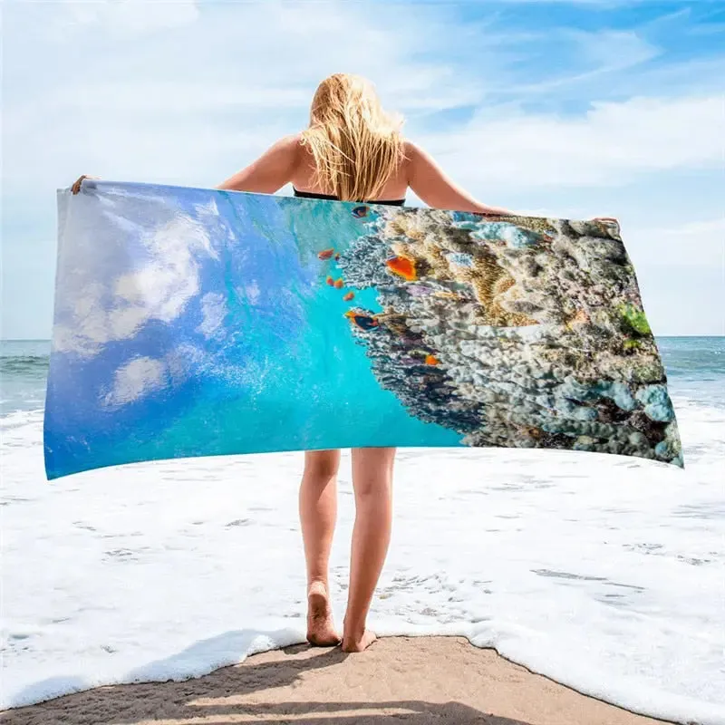 Quik-Dri Voyager Microfiber Beach Towel - 29x59in