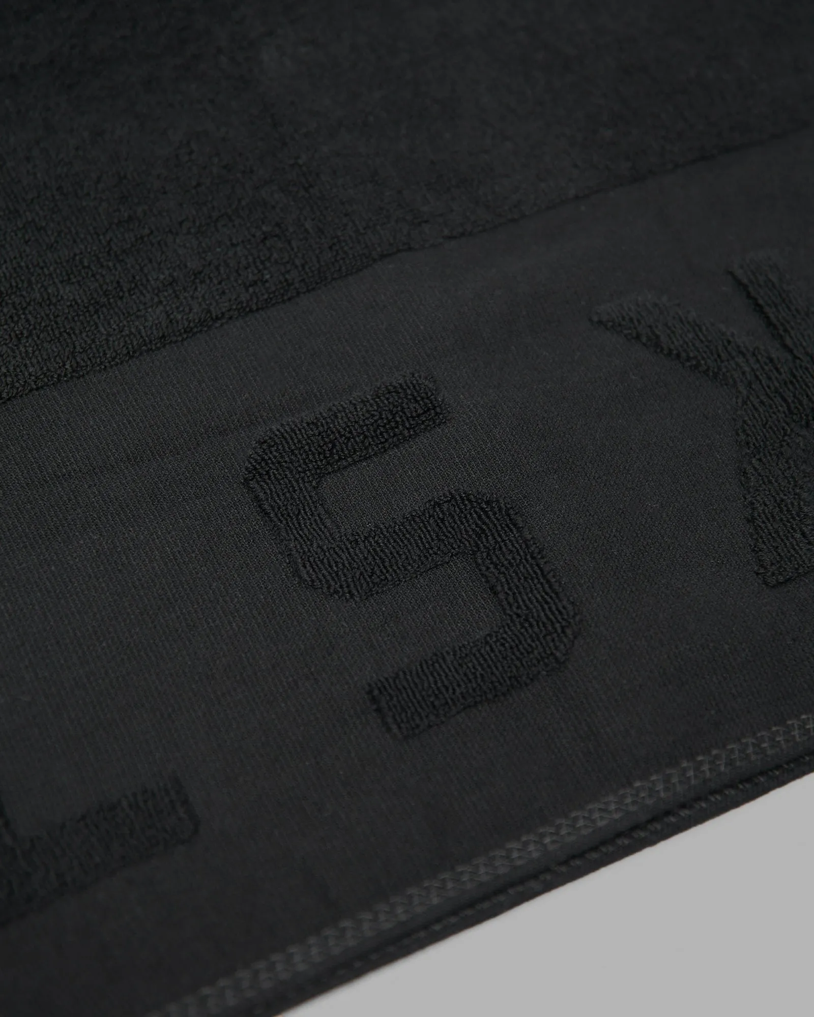 Rep Cotton Towel - Black