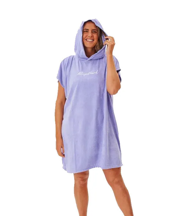 Ripcurl Script Hooded Towel - Blue