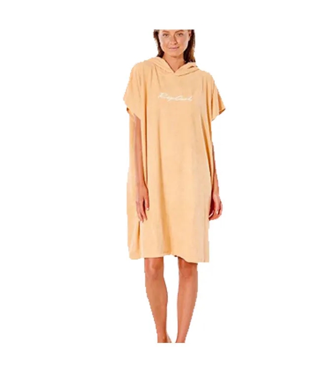 Ripcurl Script Hooded Towel - Peach