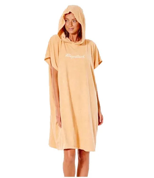 Ripcurl Script Hooded Towel - Peach