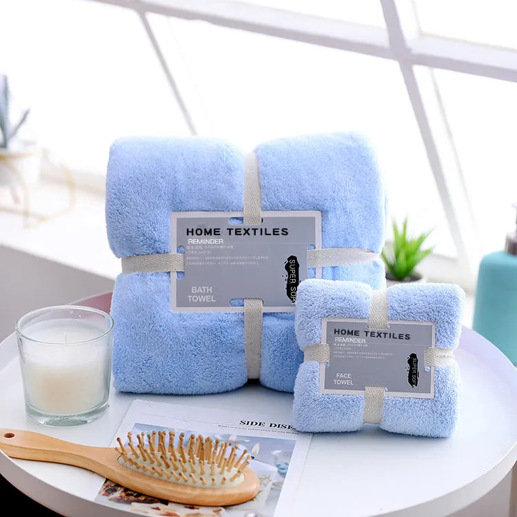 Soft and Absorbent Towel Set for Home and Spa Use, HG0062