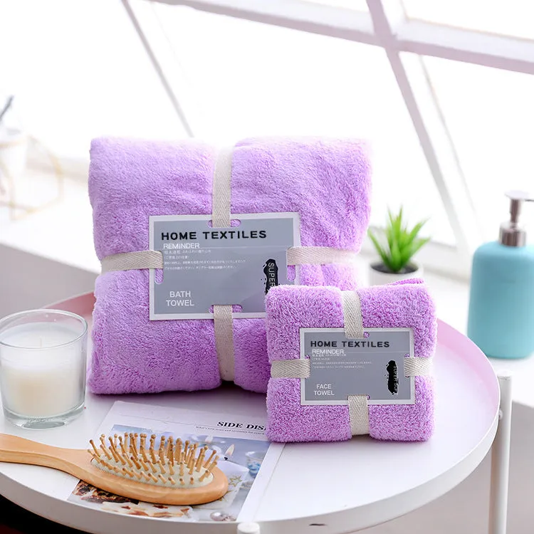 Soft and Absorbent Towel Set for Home and Spa Use, HG0062