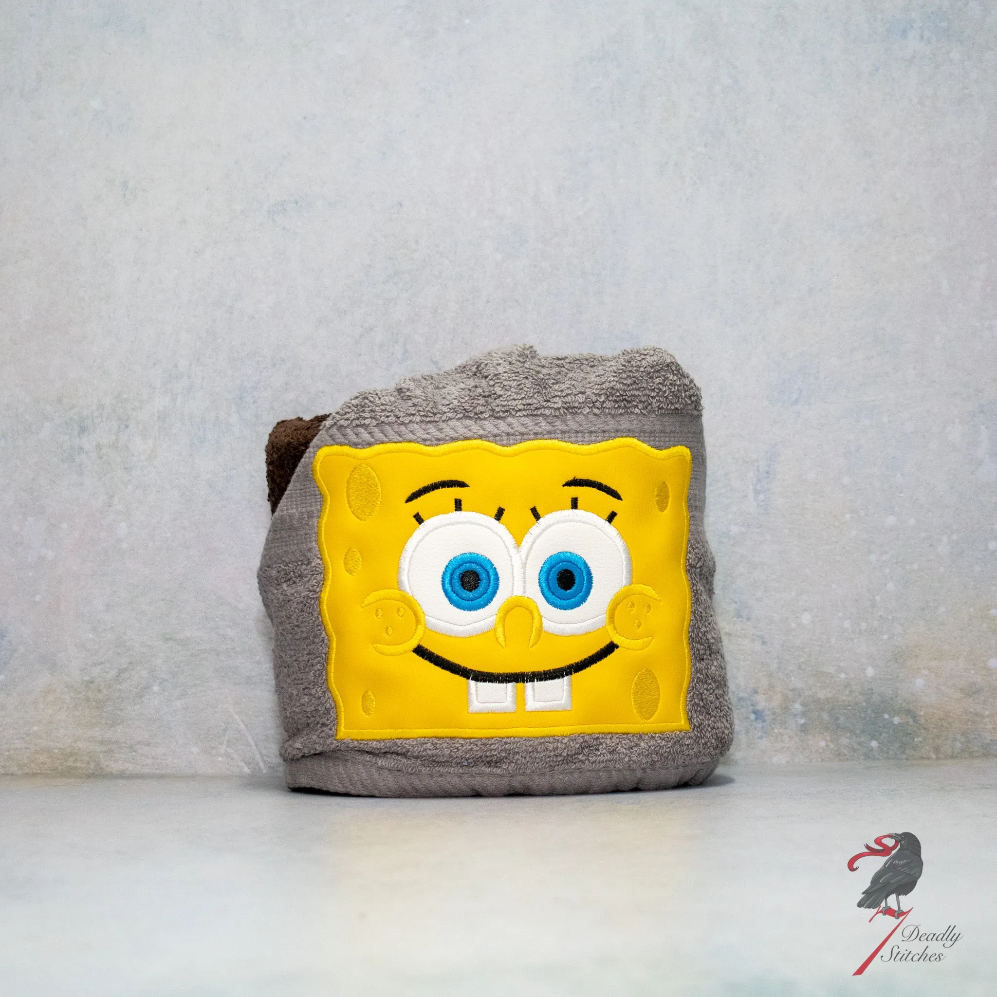 Sponge Friend Hooded Bath Towel