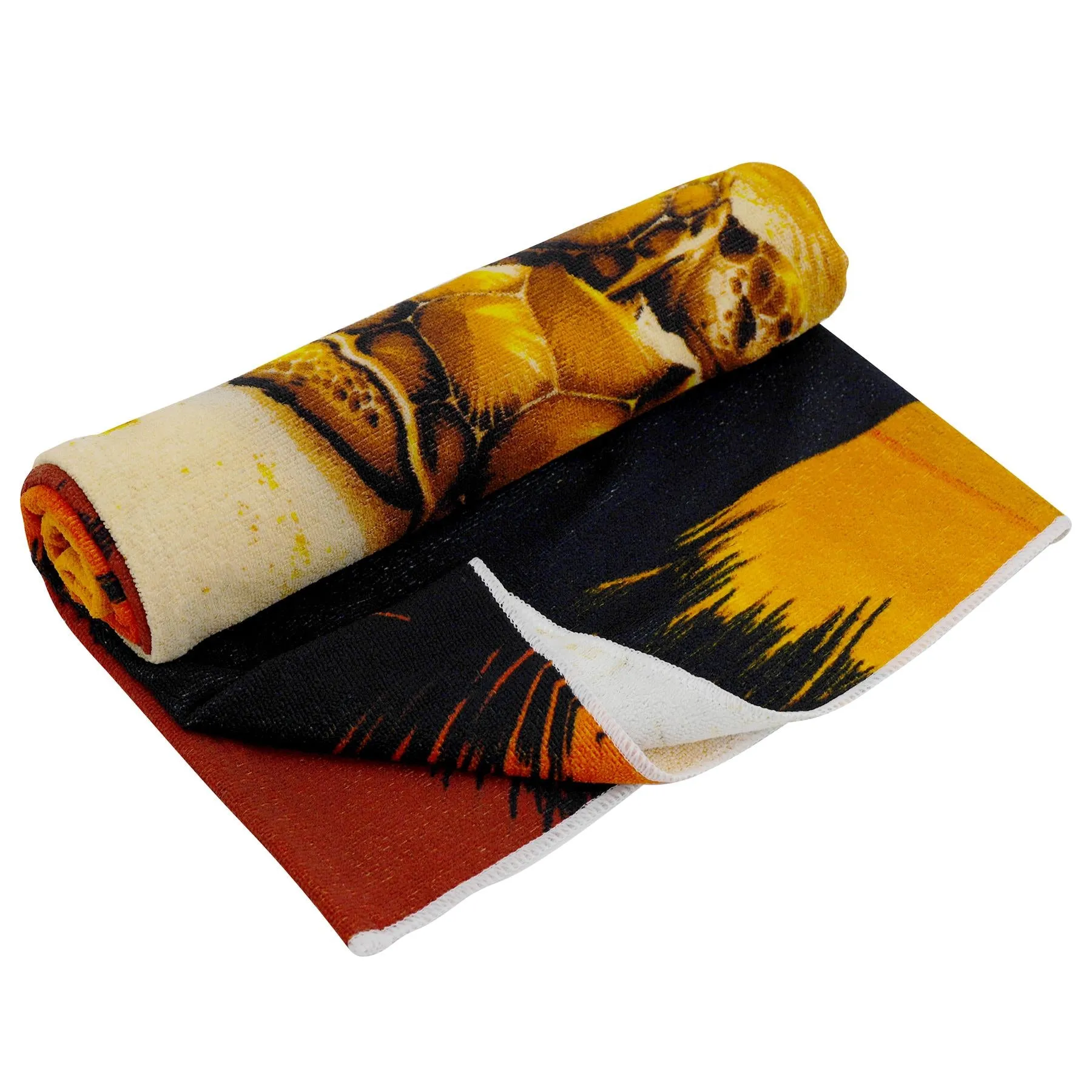 Sunset Tortoise Design Large Towel