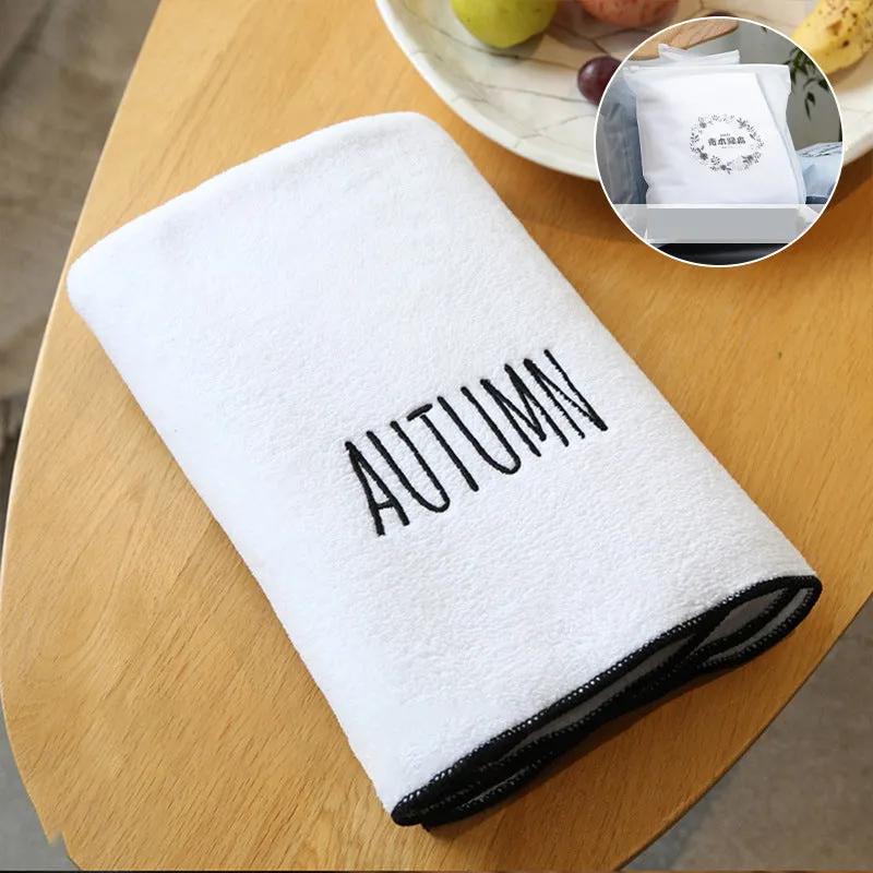 Super Absorbent Coral Fleece Bath Towel, HG0052