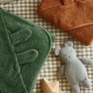 Sweet Pea Cotton Woodland Animal Hooded Towel