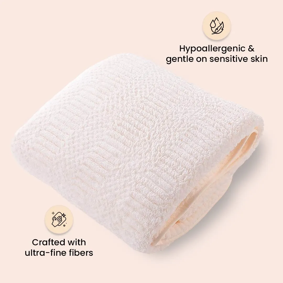 The Better Home Microfiber Bath Towel for Bath | Soft, Lightweight, Absorbent and Quick Drying Bath Towel for Men & Women | 140cm X 70cm (Pack of 4, Pink Beige) (Pack of 2, Beige)