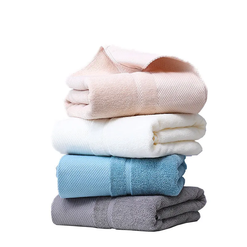 Thick and Lint-Free Solid Color Cotton Washcloth, HG0053