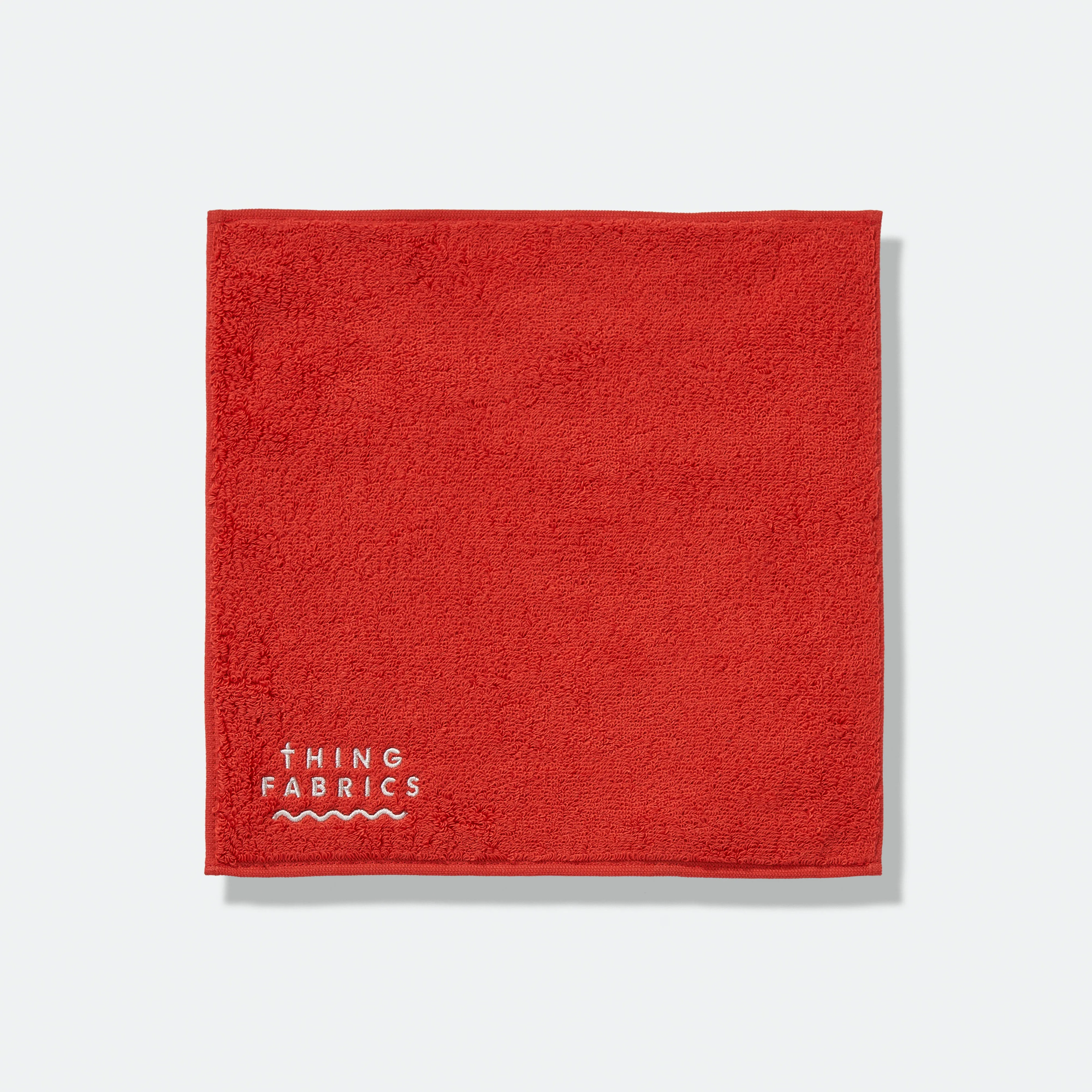 Thing Fabrics - Face Towel Red