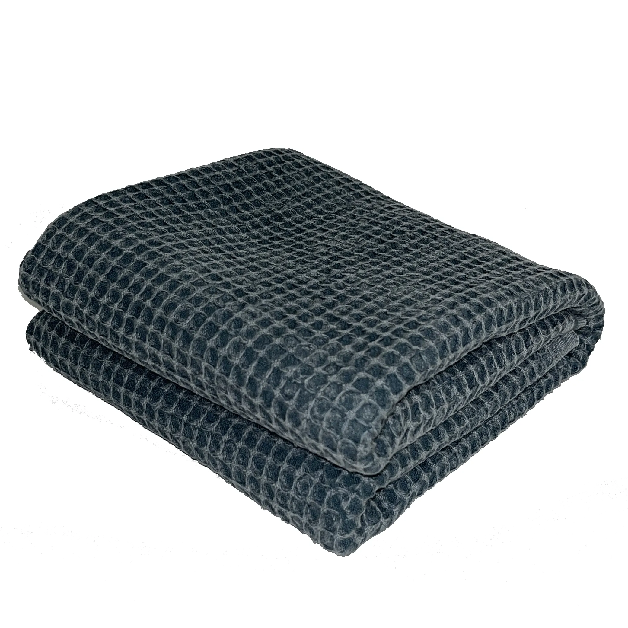 Towel Waffle Weave 85 x160cm - Blue