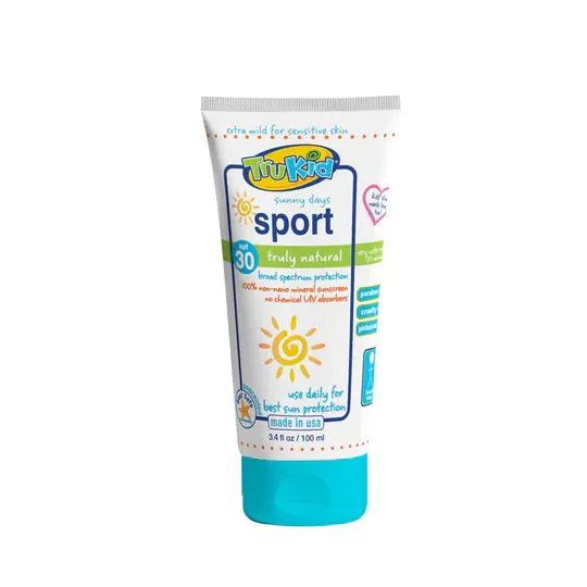 TruKid Sport Unscented/Water Resistant Sunny Days SPF30  Lotion, 100 ml Exp-03/26