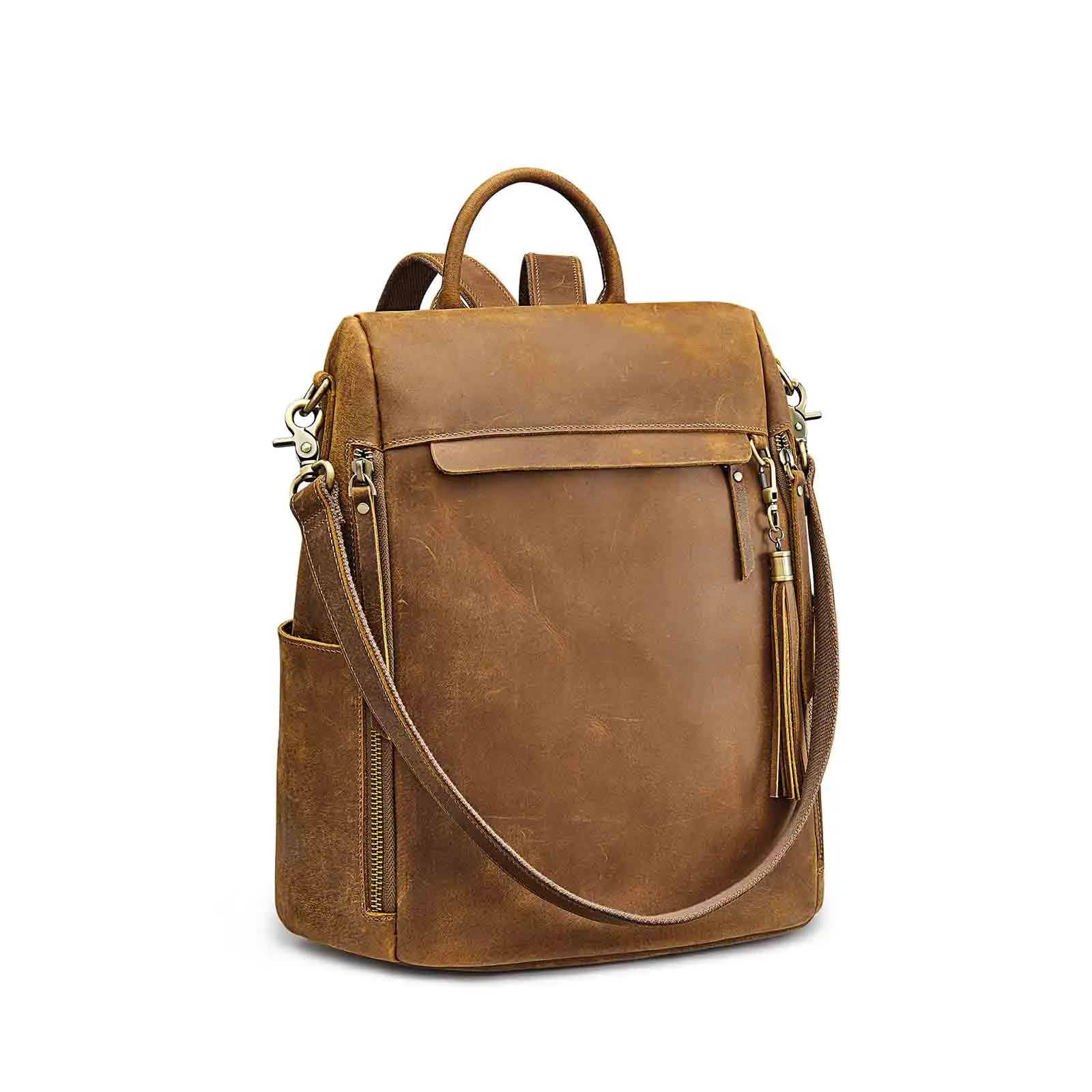 Vintage Leather Backpack