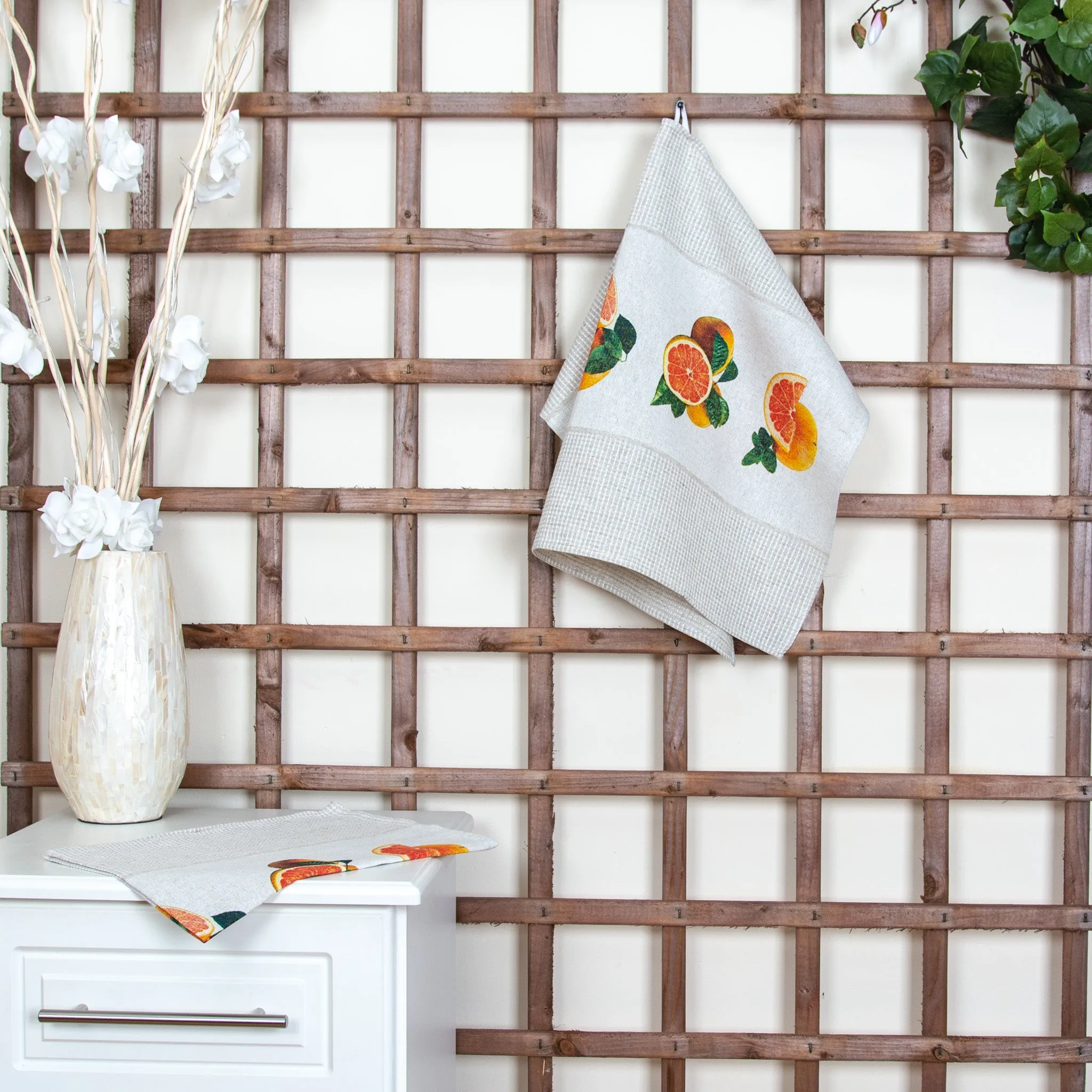 Wafer Linen Tea Towel Set