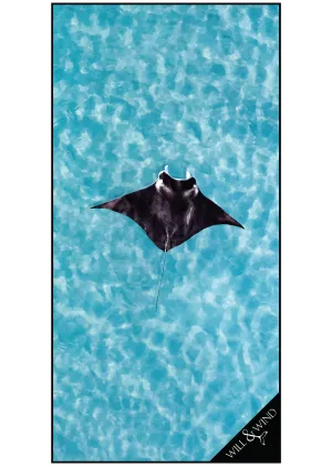 Will & Wind Manta Ray Microfibre Towel