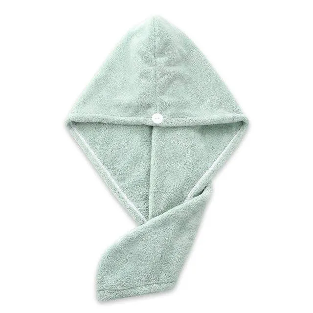 Women Microfibre Hair Towel - Fast Drying Microfibre Towel Cap Wrap