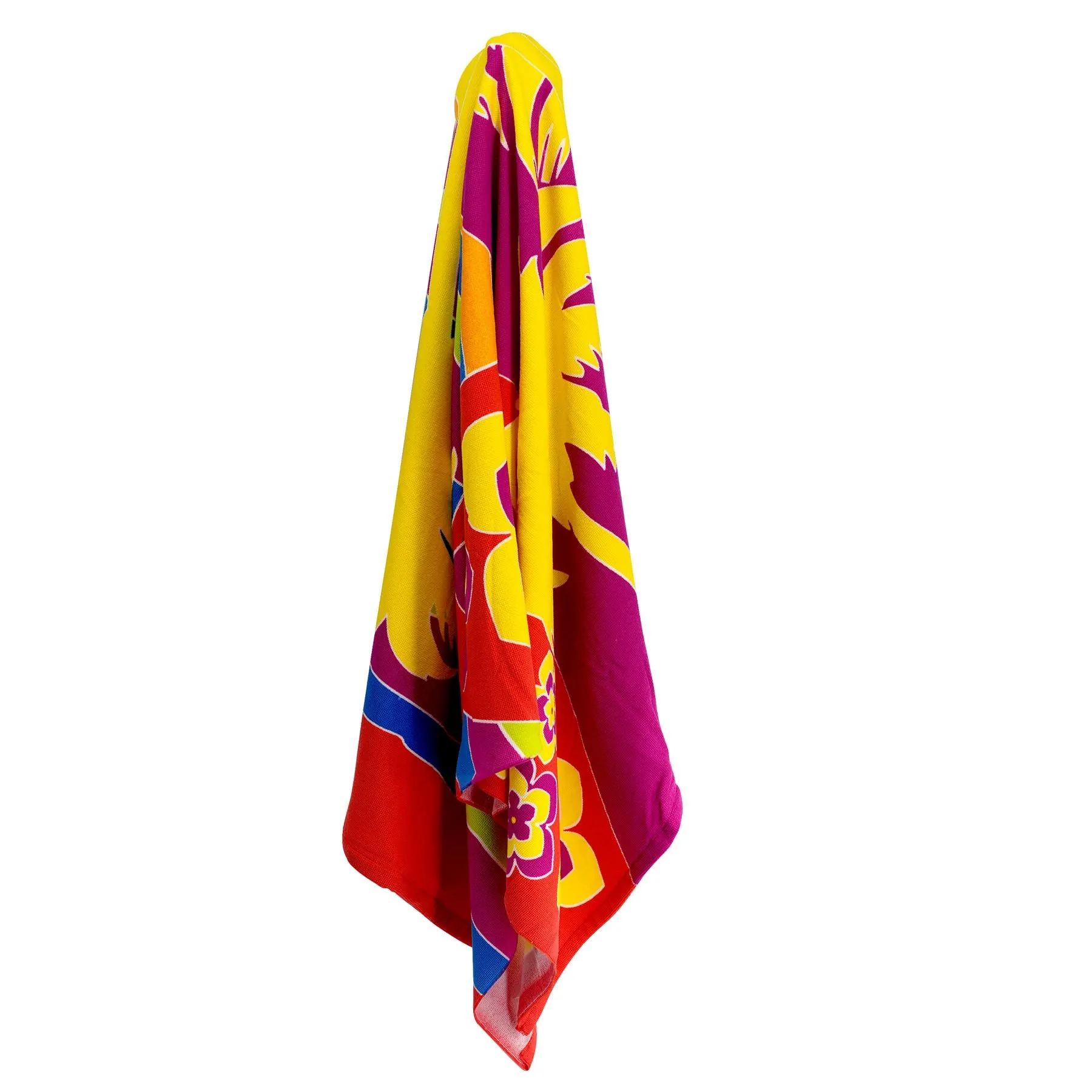 Yellow Palm Trees Towel