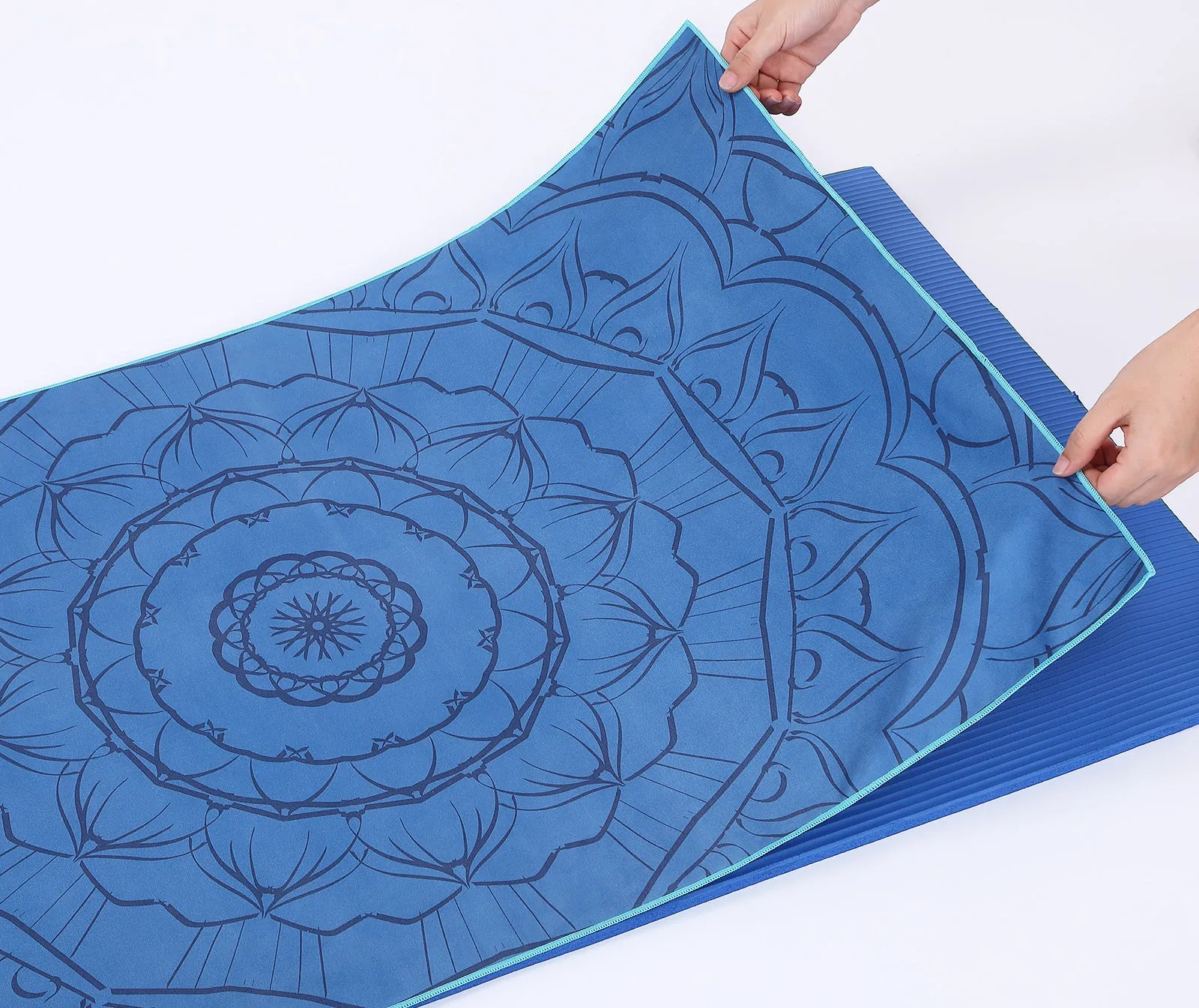 Yoga studio towel portable yoga towel non-slip environmentally friendly portable yoga towel digital printed yoga towel