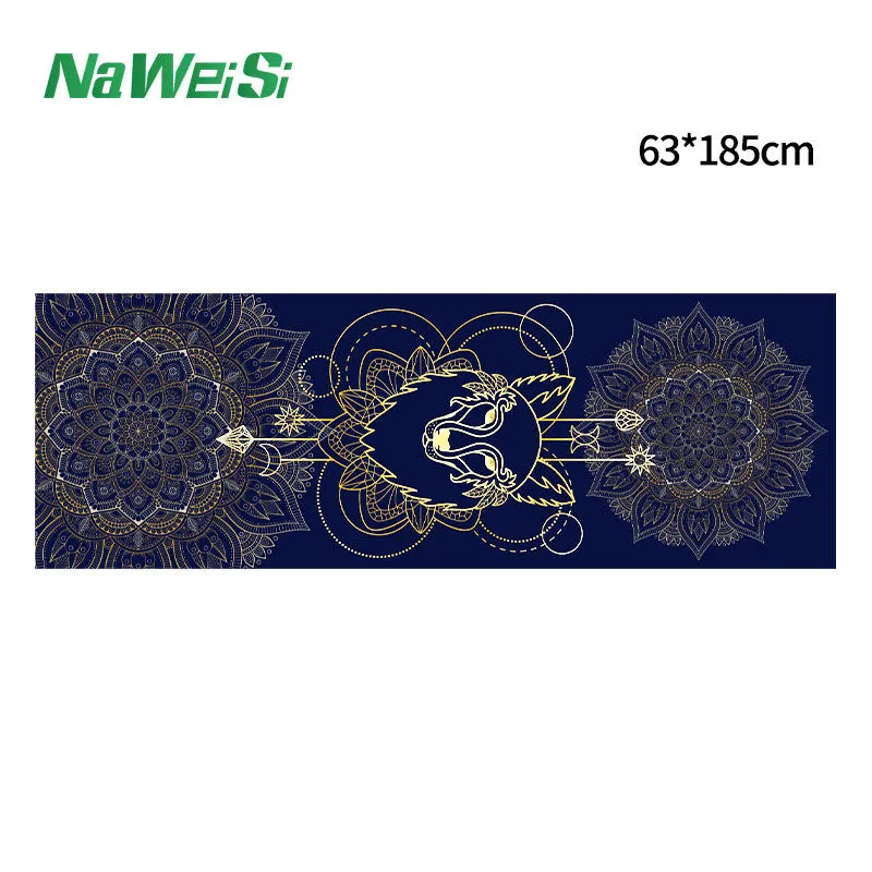 Yoga studio towel portable yoga towel non-slip environmentally friendly yogatowel digital printed yoga towel